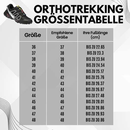 ORTHOTREKKING Ergonomische Trekkingschuhe