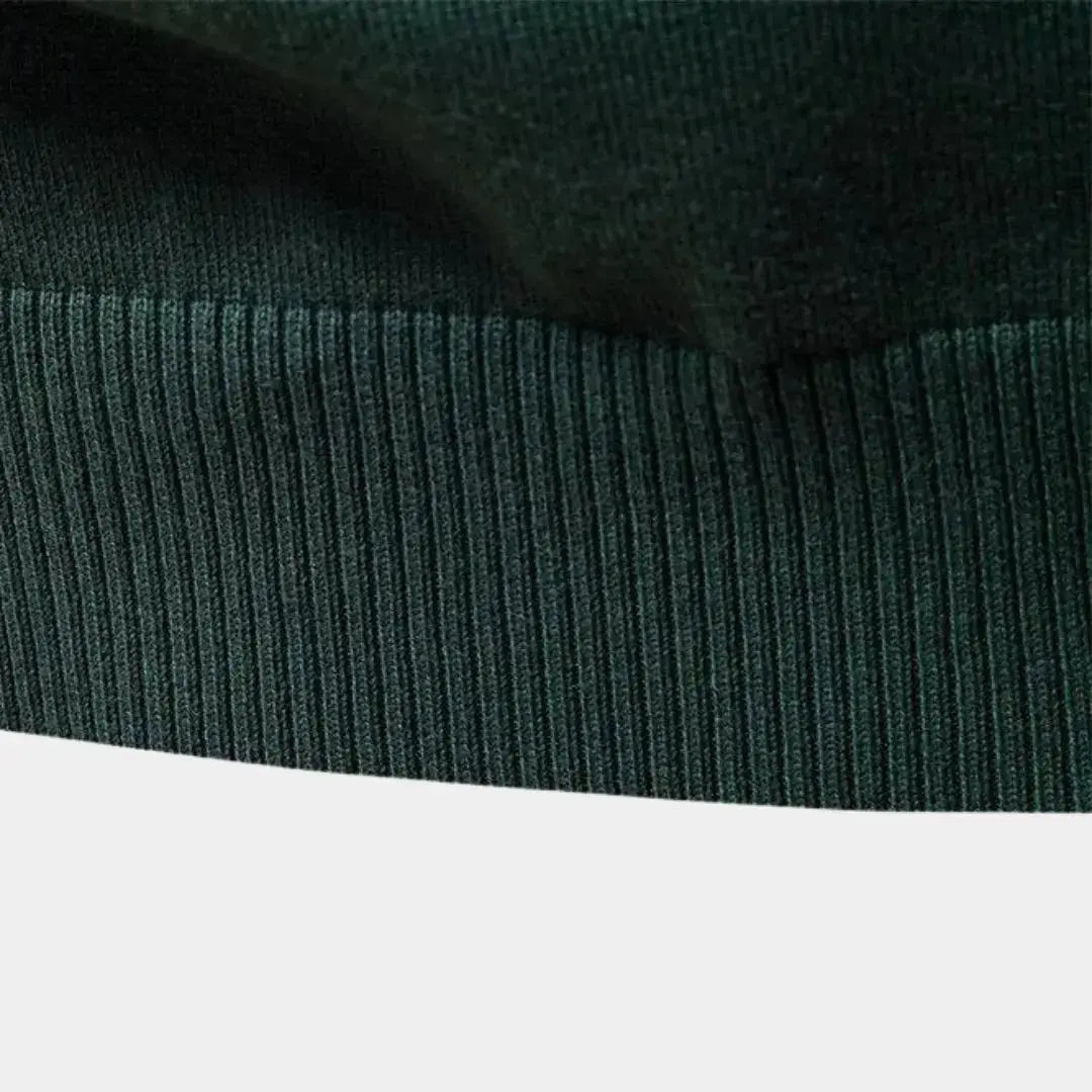 Solider Strickpullover mit Reissverschluss