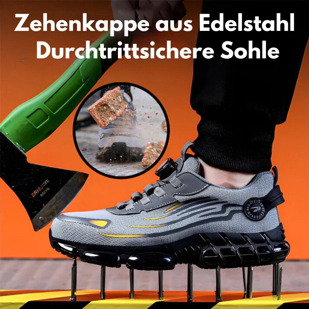 SafeStep - ergonomischer und schmerzlindernder Sicherheitsschuh - Zertifiziert nach EN ISO 20345