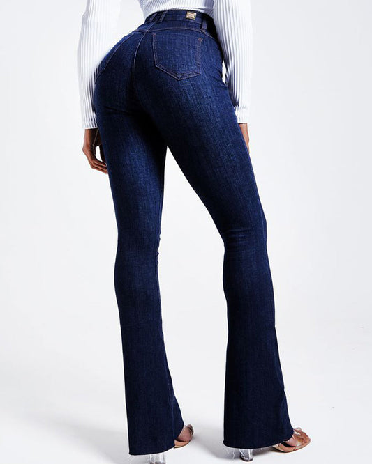 Dunkelblaue Shaping Jeans